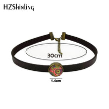 Load image into Gallery viewer, Avatar The Last Airbender Glass Dome Leather Choker
