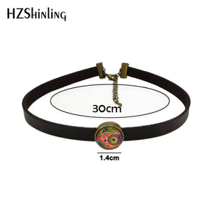 Avatar The Last Airbender Glass Dome Leather Choker