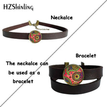 Load image into Gallery viewer, Avatar The Last Airbender Glass Dome Leather Choker
